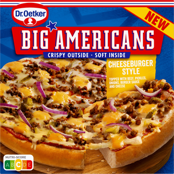 Dr. Oetker Big Americans Pizza Cheeseburger Style 444 g