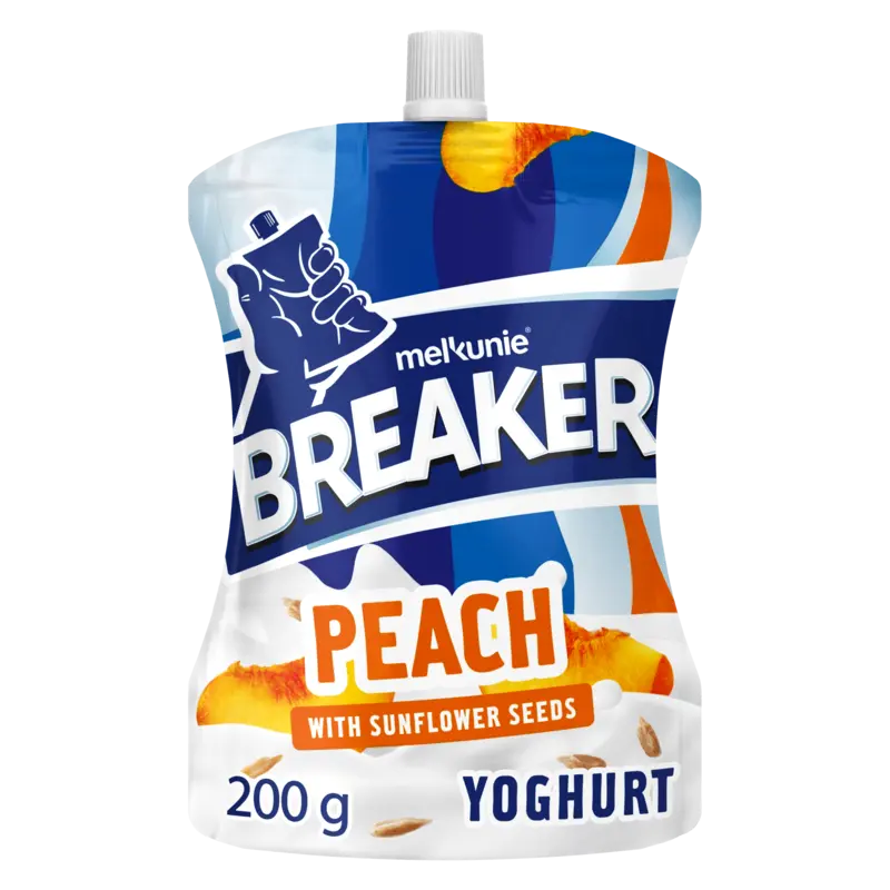 Melkunie Breaker perzik yoghurt zonnebloempitten