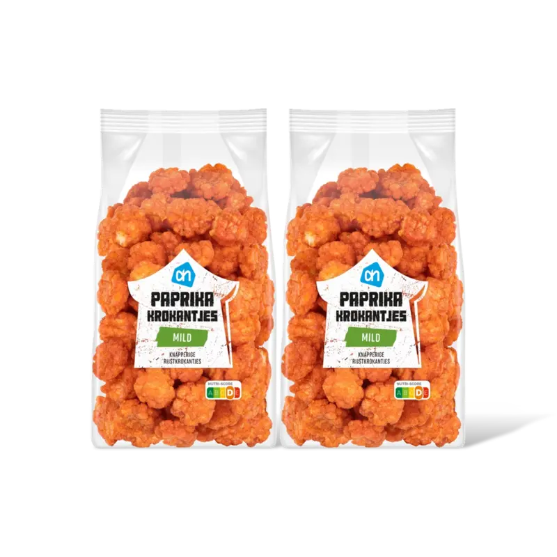 AH Paprika krokantjes mild 2-pack