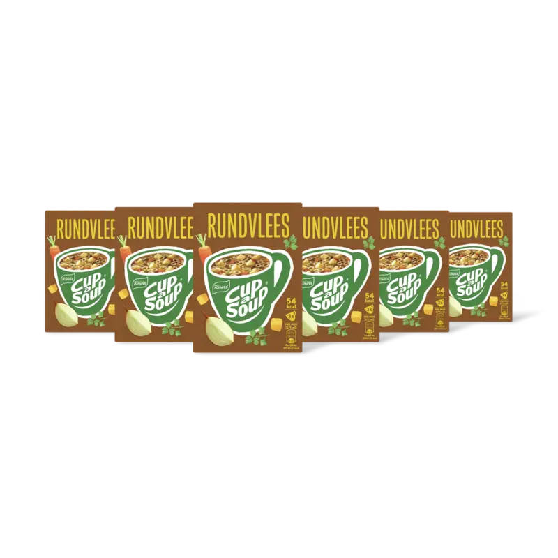 Knorr Cup-a-soup rundvlees 6-pack