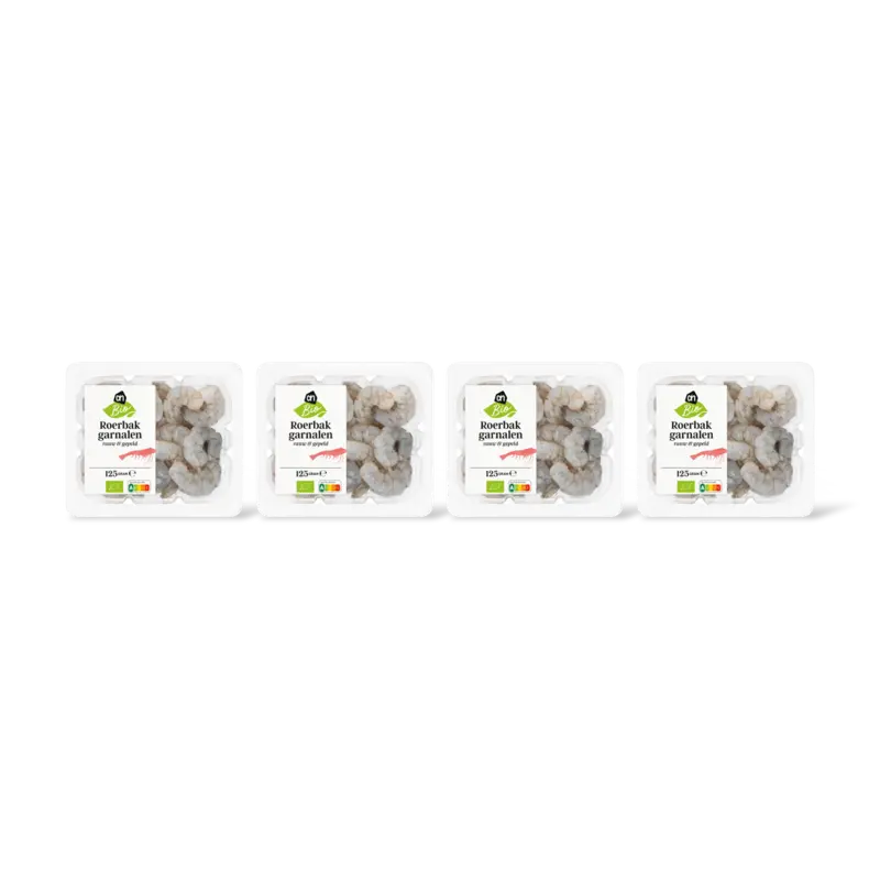 AH Biologisch Roerbakgarnalen 4-pack