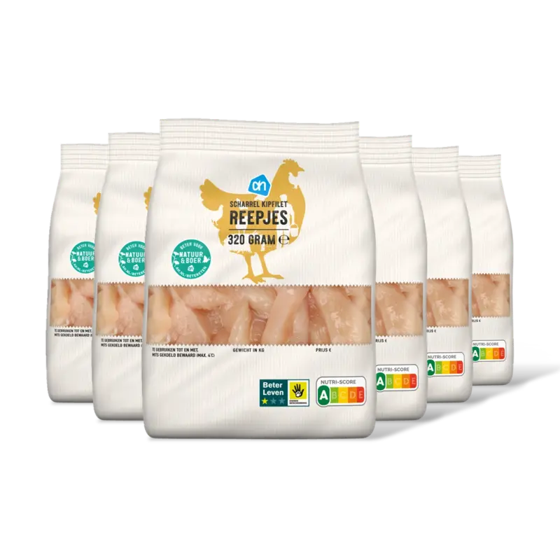 AH Kipfiletreepjes 6-pack