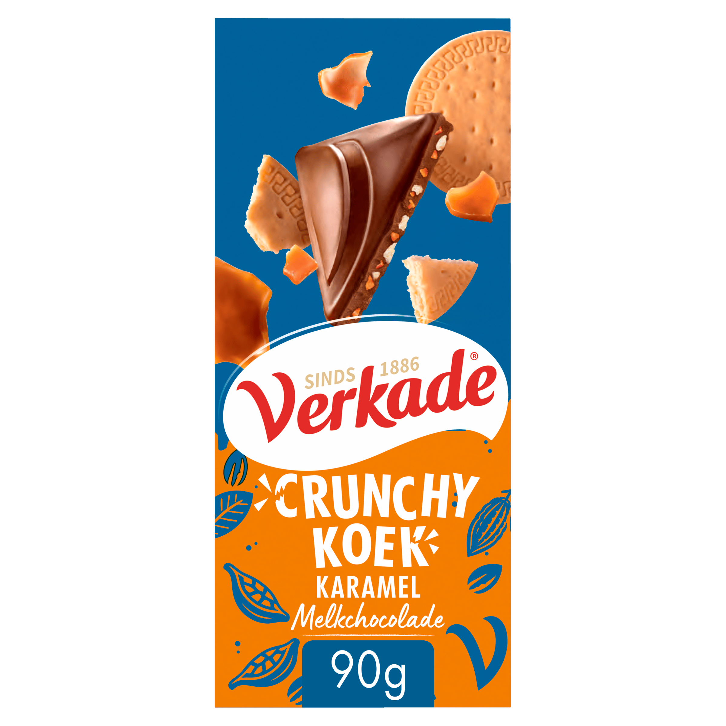 Verkade Chocoladereep melk crunchy karamel
