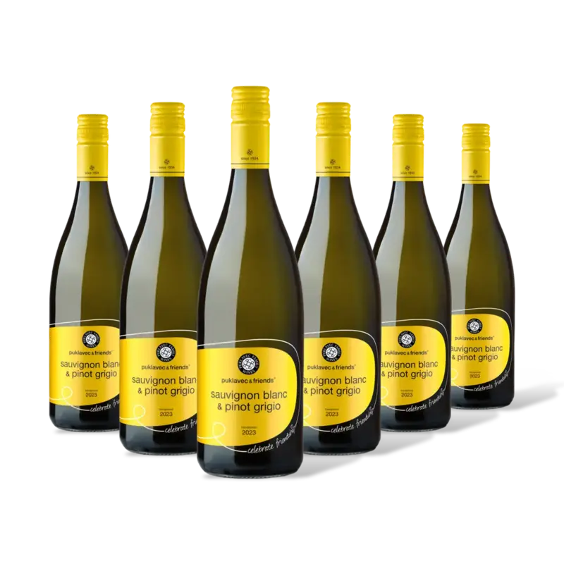 Puklavec & Friends sauvignon blanc & pinot grigio 6 flessen