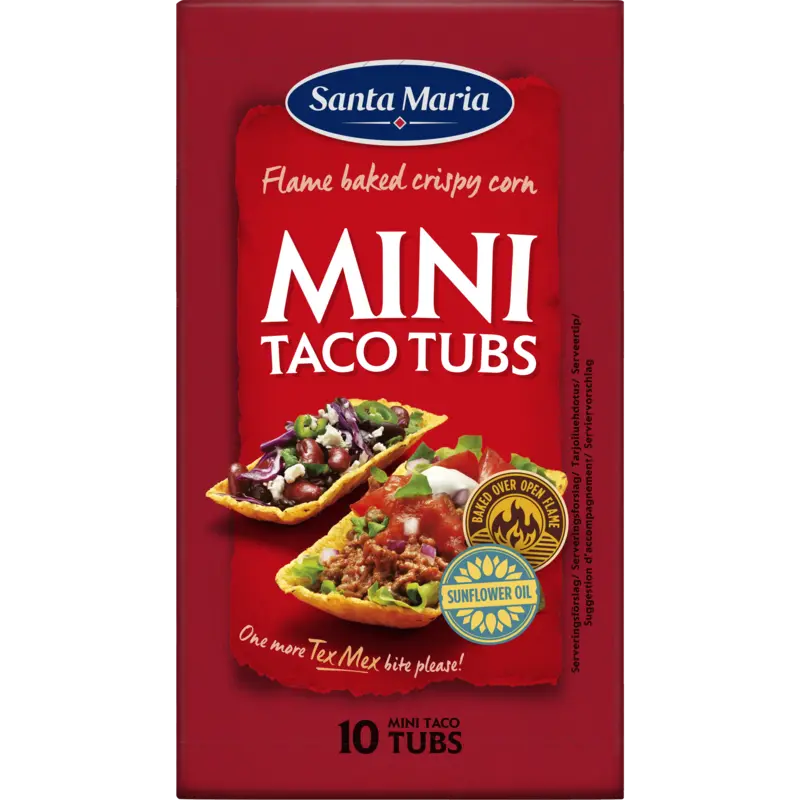Santa Maria Mini taco tubs