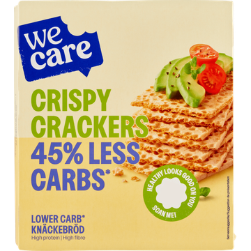 WeCare Crispy Crackers 2 x 10 Stuks 100 g