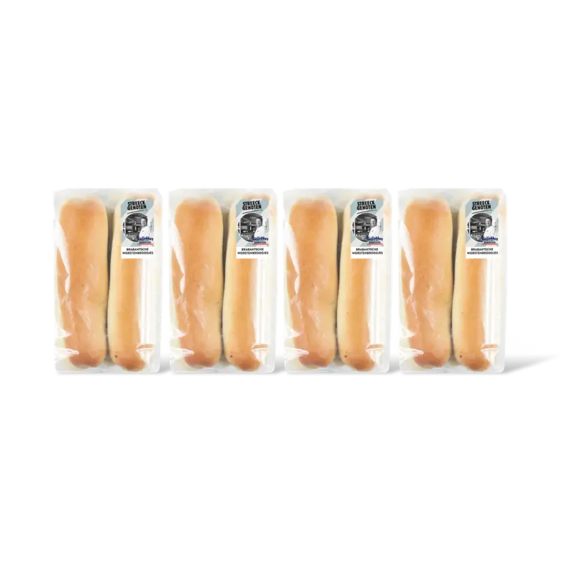 Streeckgenoten Brabantsche worstenbroodjes 4-pack