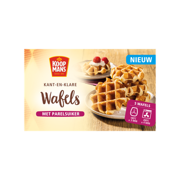Koopmans Kant-En-Klare Wafels Met Parelsuiker 250gr
