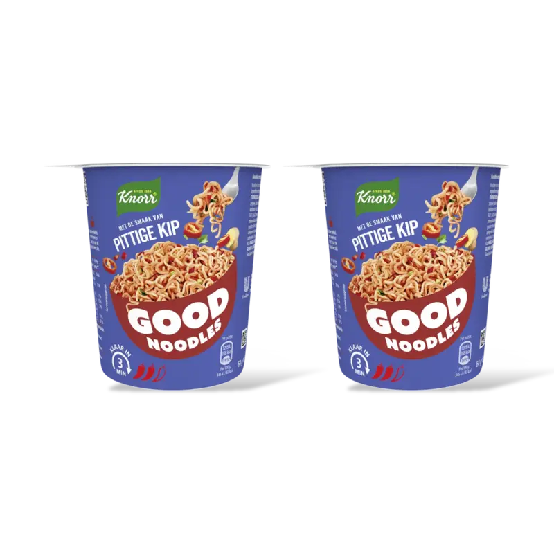 Knorr Good noodles pittige kip 2-pack