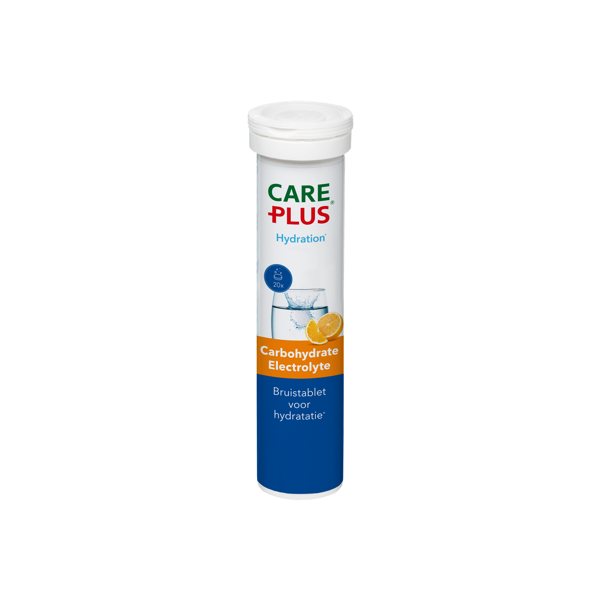 CarePlus Electrolyte Bruistablet Orange 20 stuks 