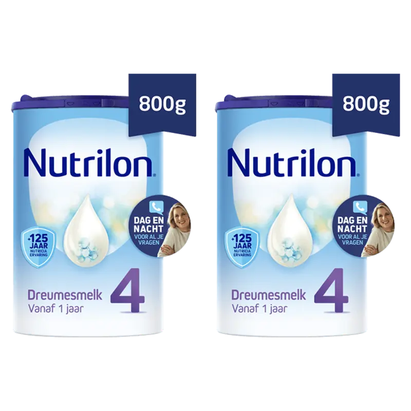 Nutrilon 4 dreumesmelk 12+ maanden 2-pack