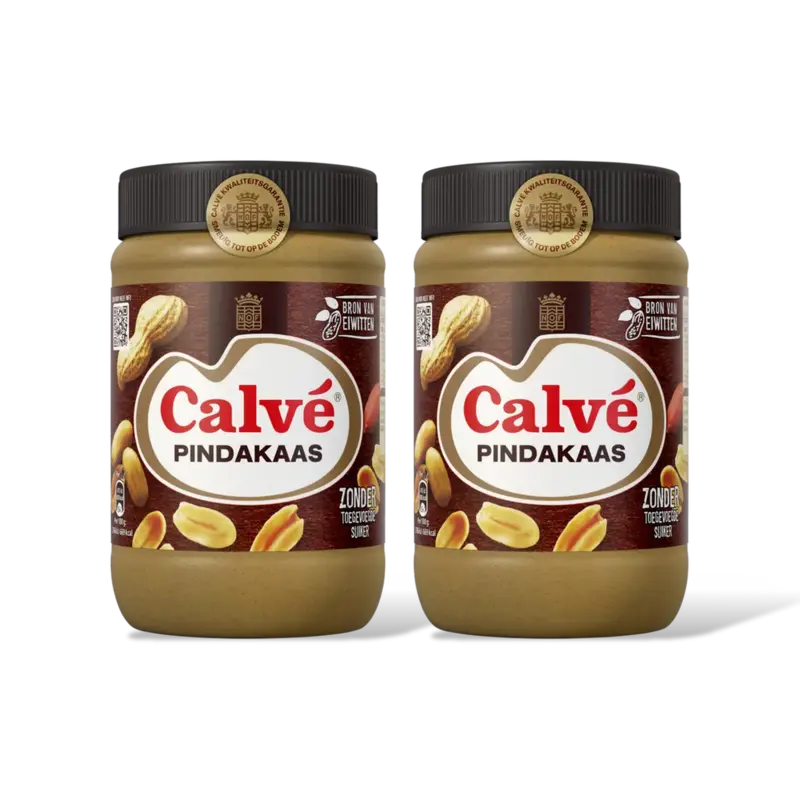 Calvé Pindakaas pot 2pack