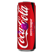 Coca Cola zero cherry blik 330 ml