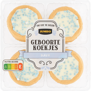 Jumbo Geboortekoekjes Blauw 191 g