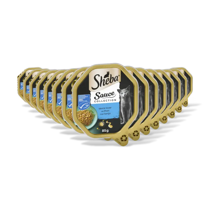 Sheba Saucelovers in saus tonijn 15-pack