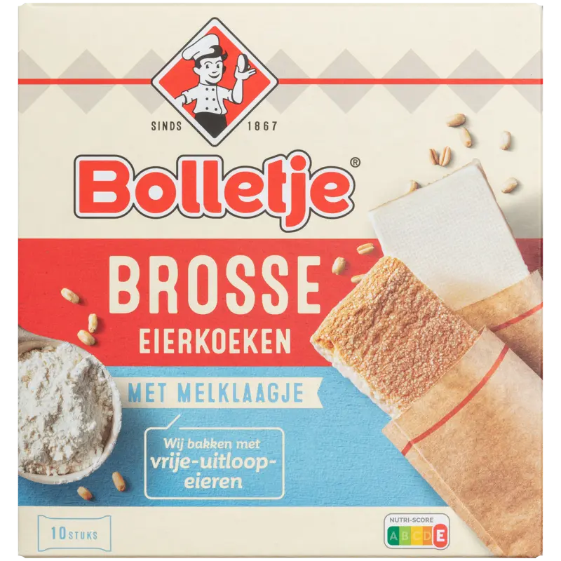 Bolletje Brosse eierkoek melk
