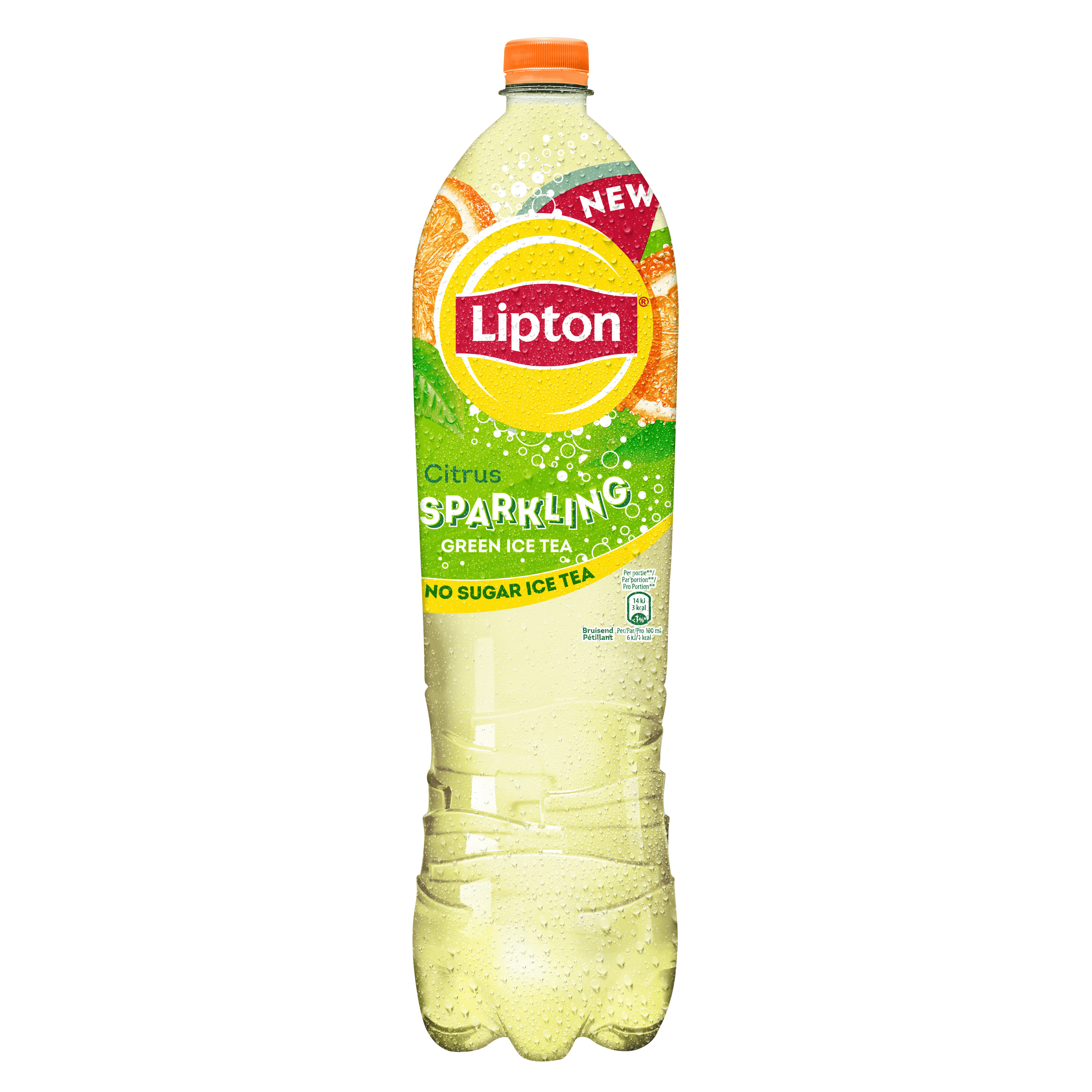 Lipton Ice tea sparkling green citrus zero