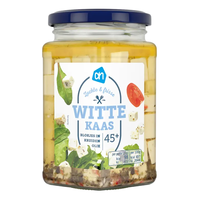 AH Witte kaas blokjes