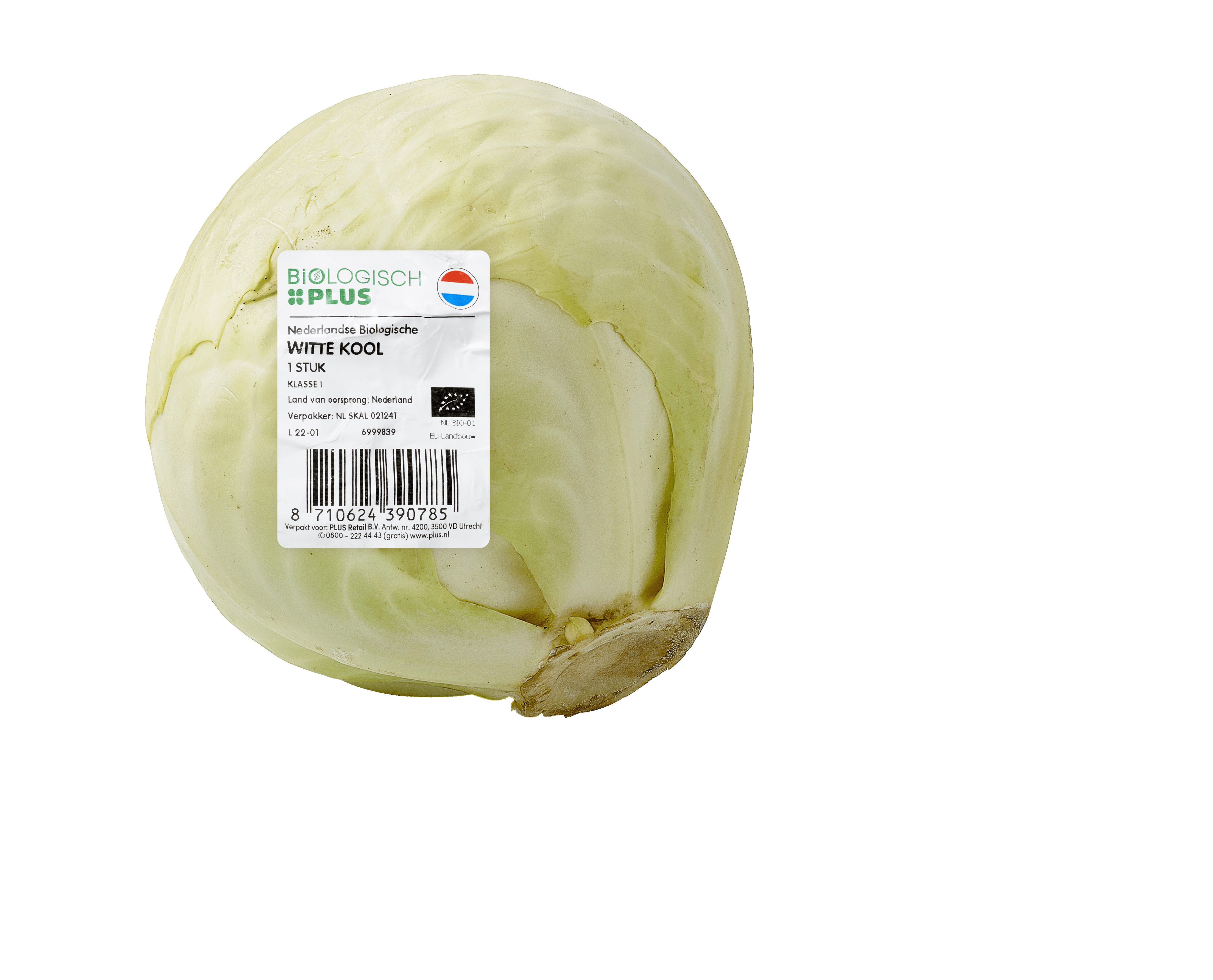 Biologisch PLUS Witte kool