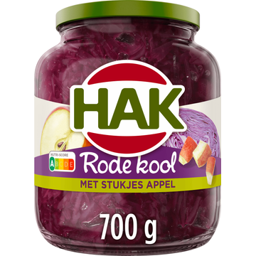 Hak Rode Kool met Stukjes Appel 700 g