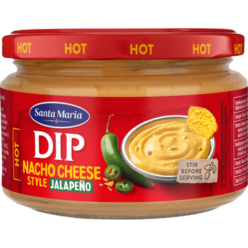 Santa Maria Dip Nacho Cheese Style Jalapeno 250g