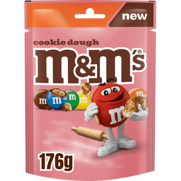 M&M's Cookie Dough Chocolade met Koekjesdeegsmaak 176g