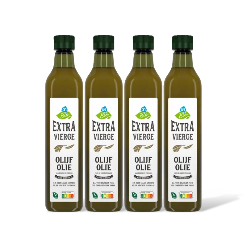 AH Biologisch Olijfolie extra vierge 4-pack