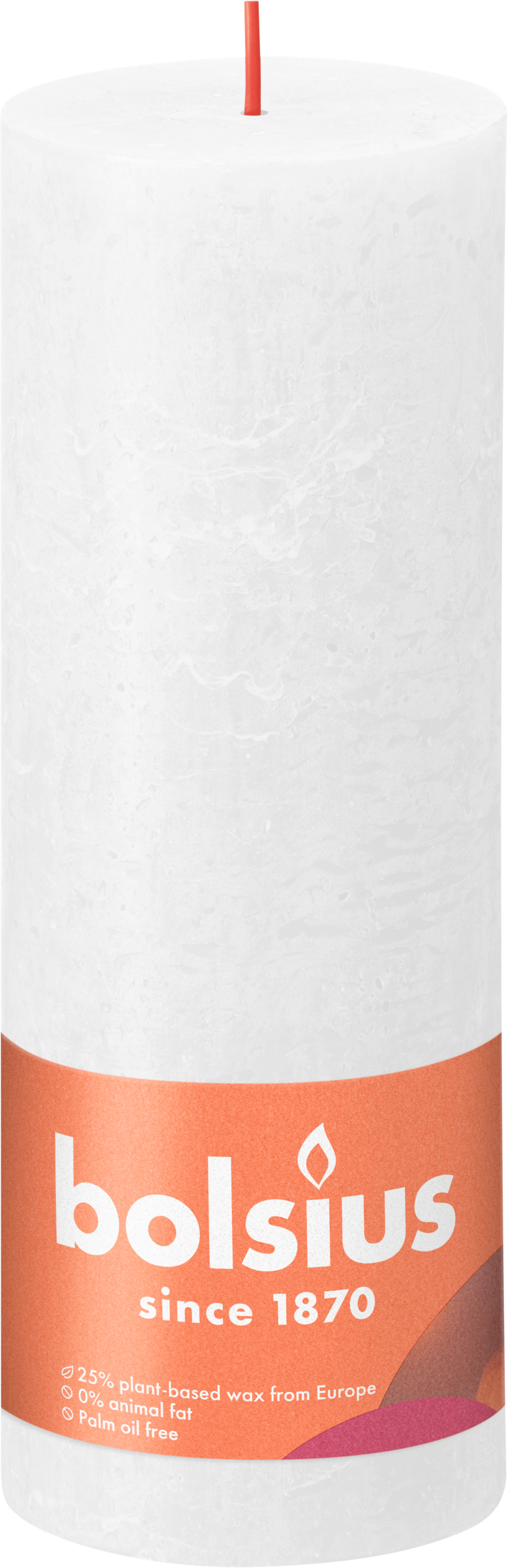 Bolsius Rustiek Shine 19cm Cloudy White