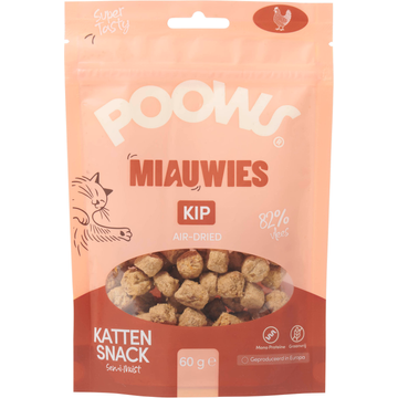 Poows Miauwies Kat Kip 60 g