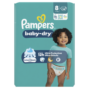 Pampers Babydry Carry Maat 8