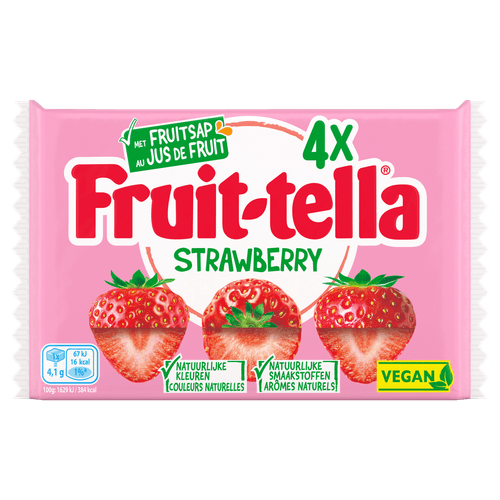 Fruittella Strawberry 4 stuks