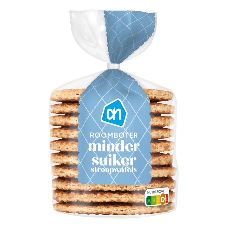 AH Roomboter minder suiker stroopwafels