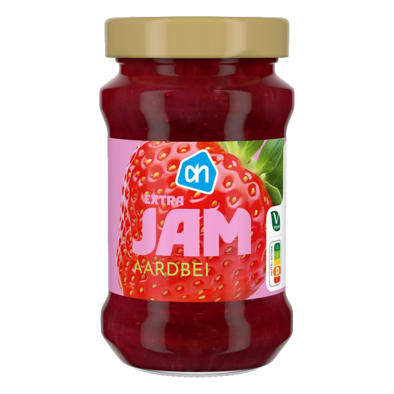 AH Extra jam aardbeien