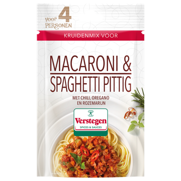 Verstegen Kruidenmix voor Macaroni & Spaghetti Pittig 30 g