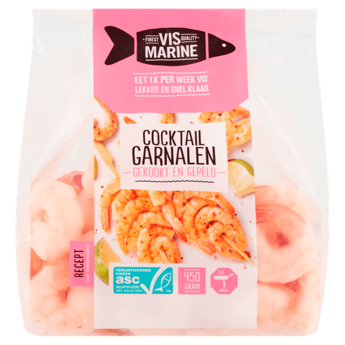 Vis Marine Cocktailgarnalen staart gepeld