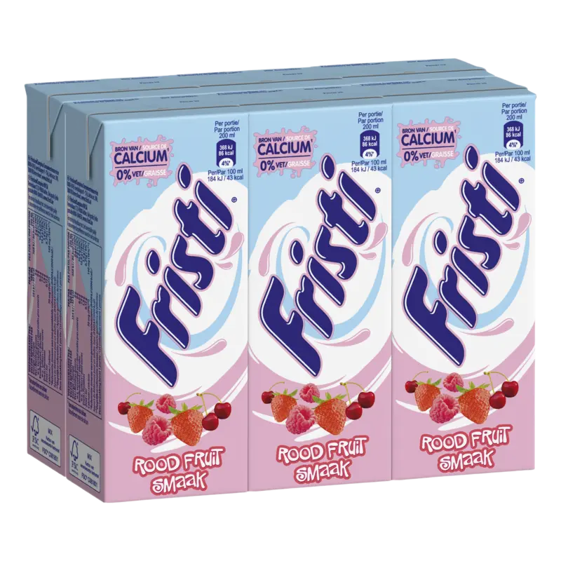 Fristi Rood fruitsmaak 6-pack