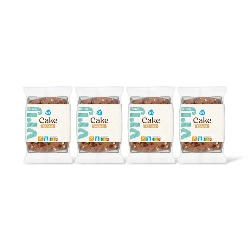 AH Glutenvrij Cake kaneel 4-pack