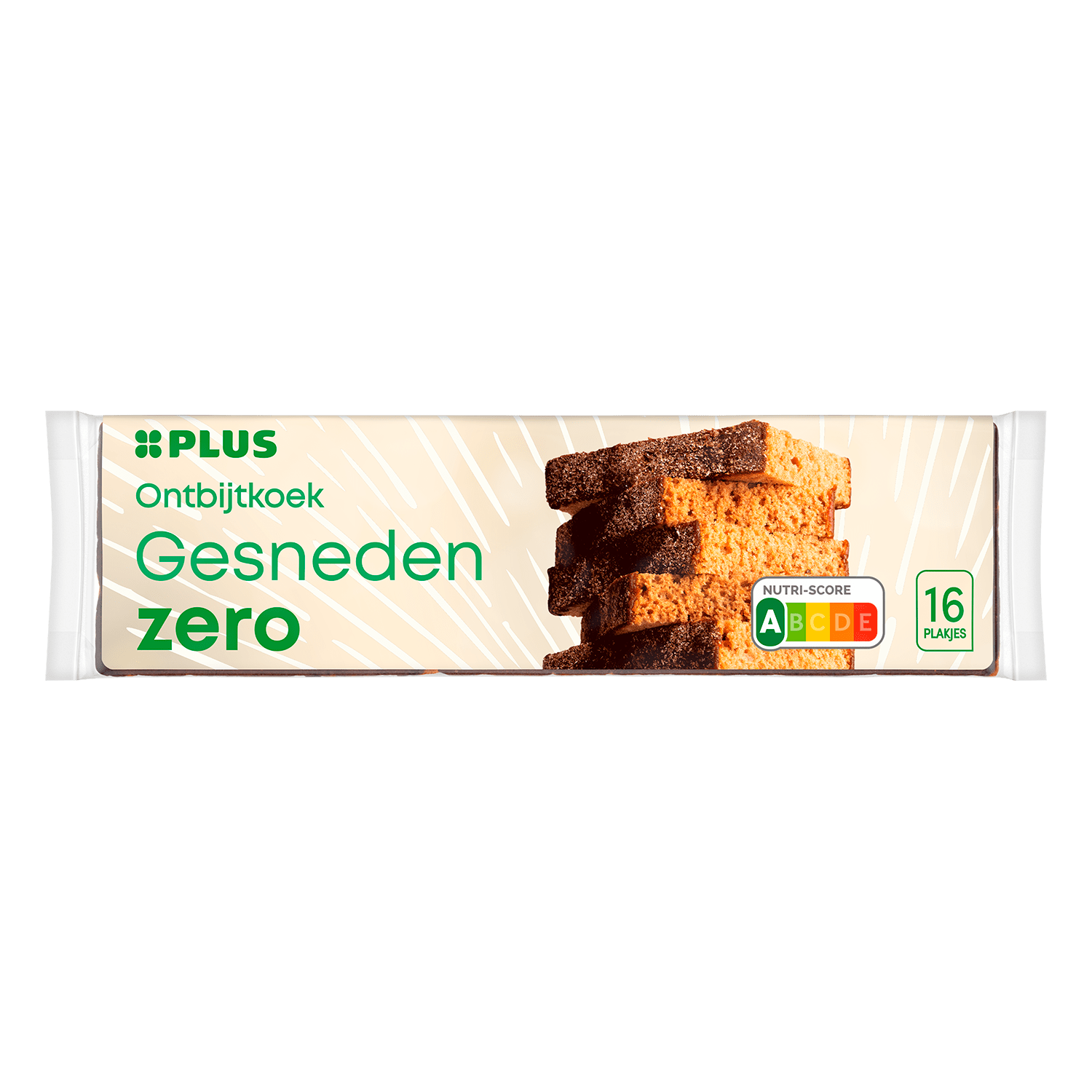 PLUS Ontbijtkoek Zero gesneden
