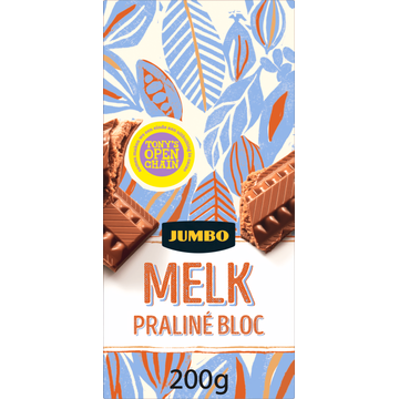 Jumbo Melk Praliné Bloc 200 g