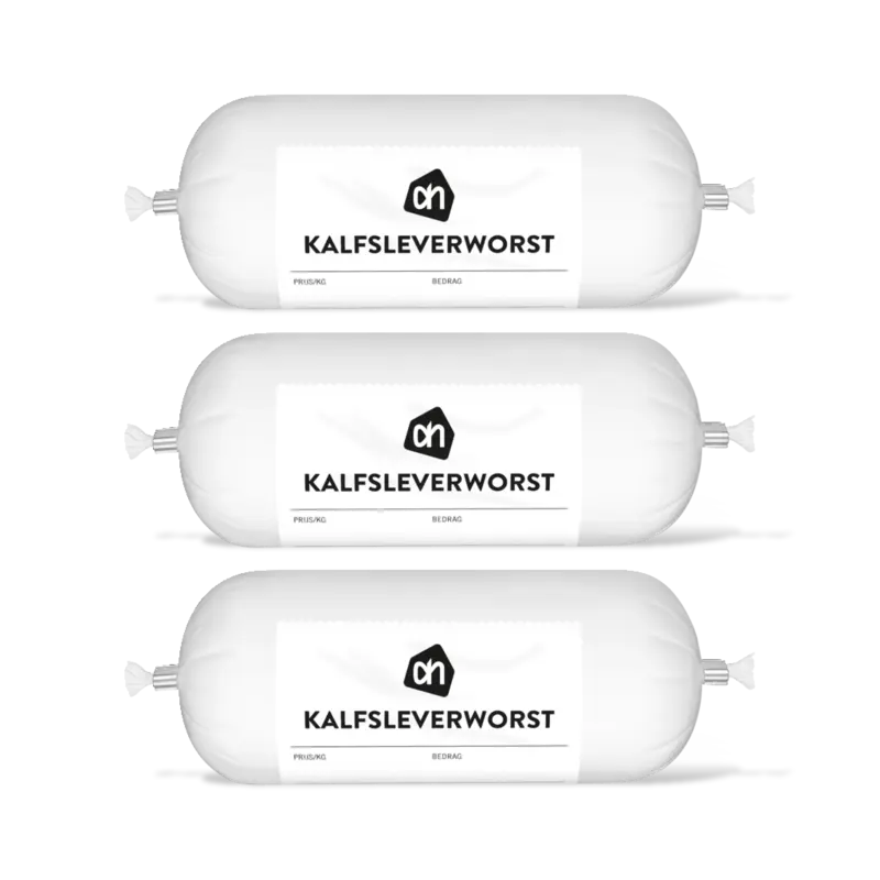 AH Kalfsleverworst 3-pack