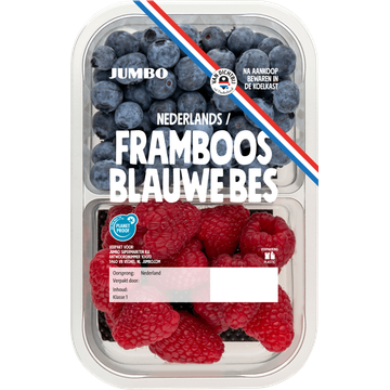 Jumbo Nederlandse Framboos en Blauwe Bes 300 g