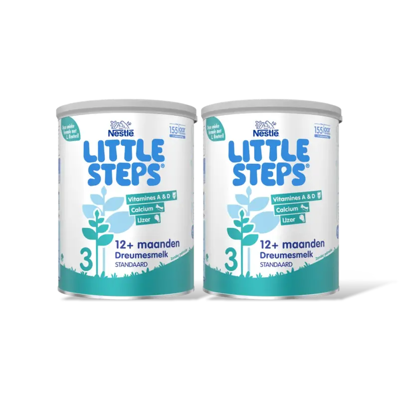 Nestlé Little Steps 3 dreumesmelk 12+ mnd 2pack
