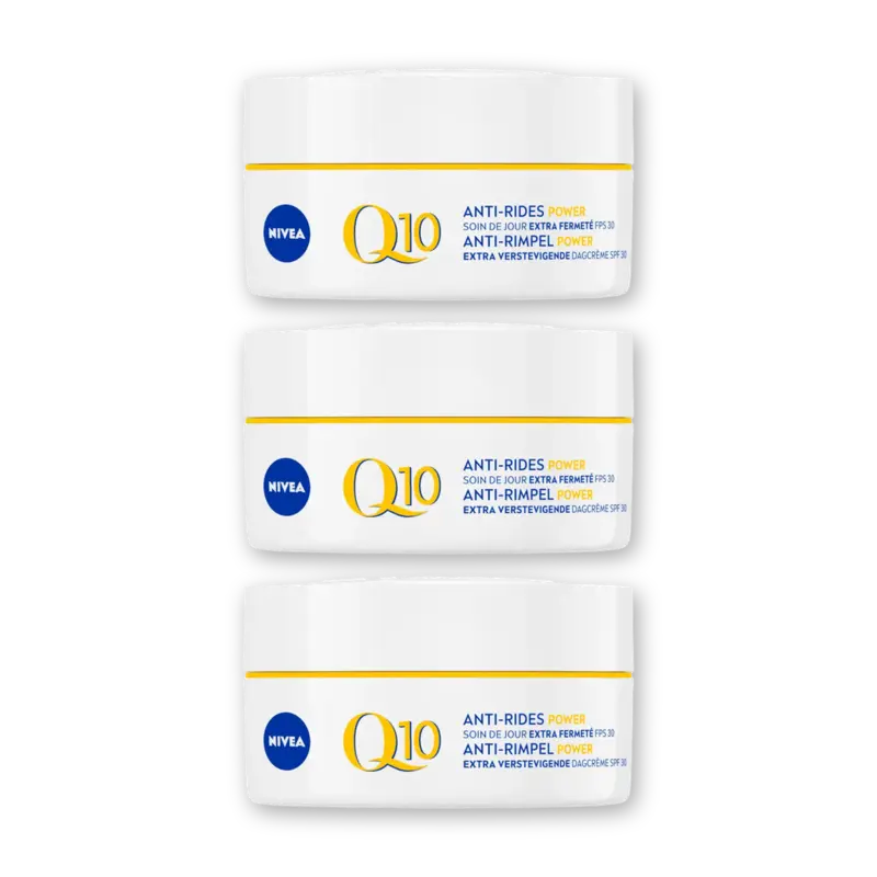 NIVEA Q10 power anti-rimpel dagcreme spf30 3pk