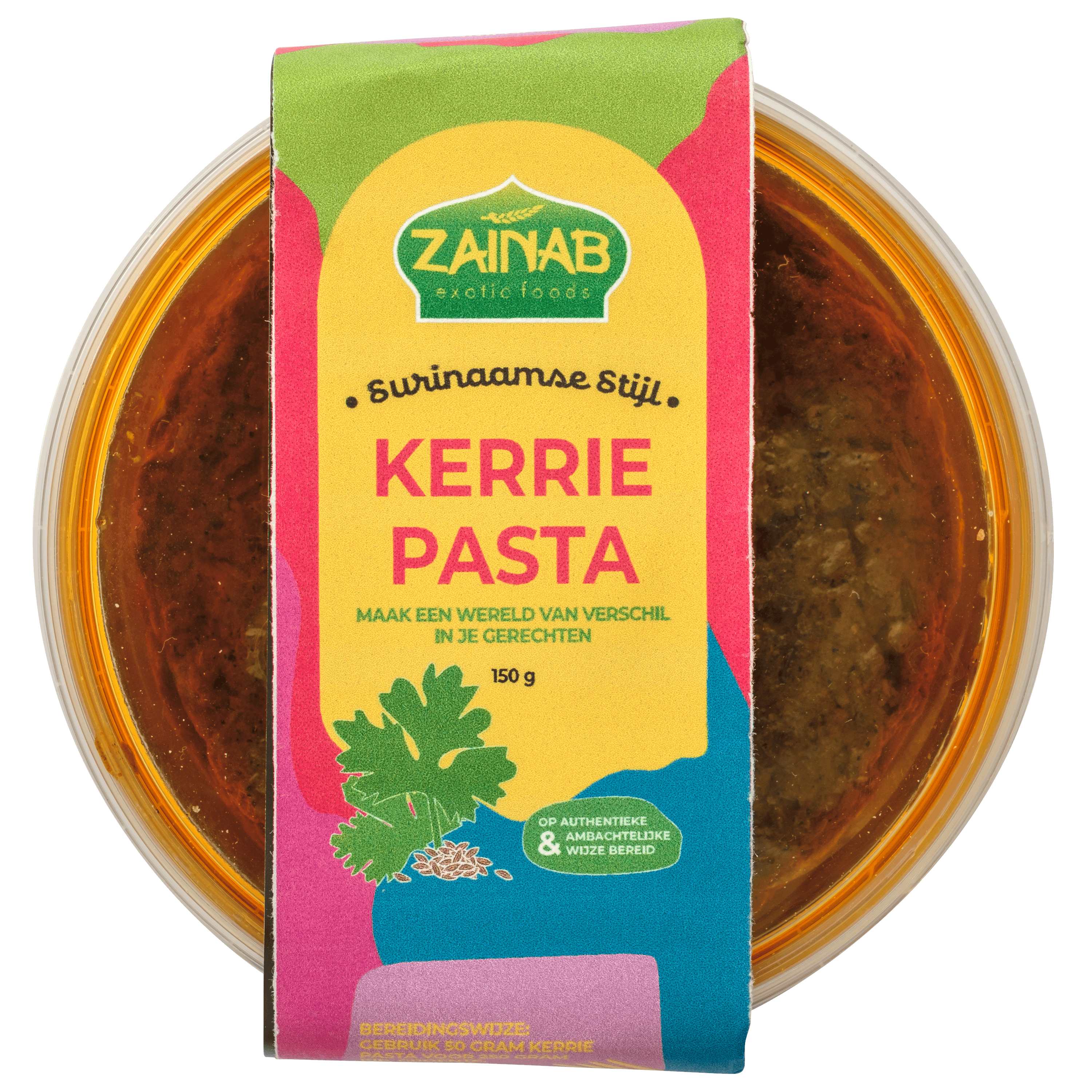 Zainab Surinaamse kerrie pasta