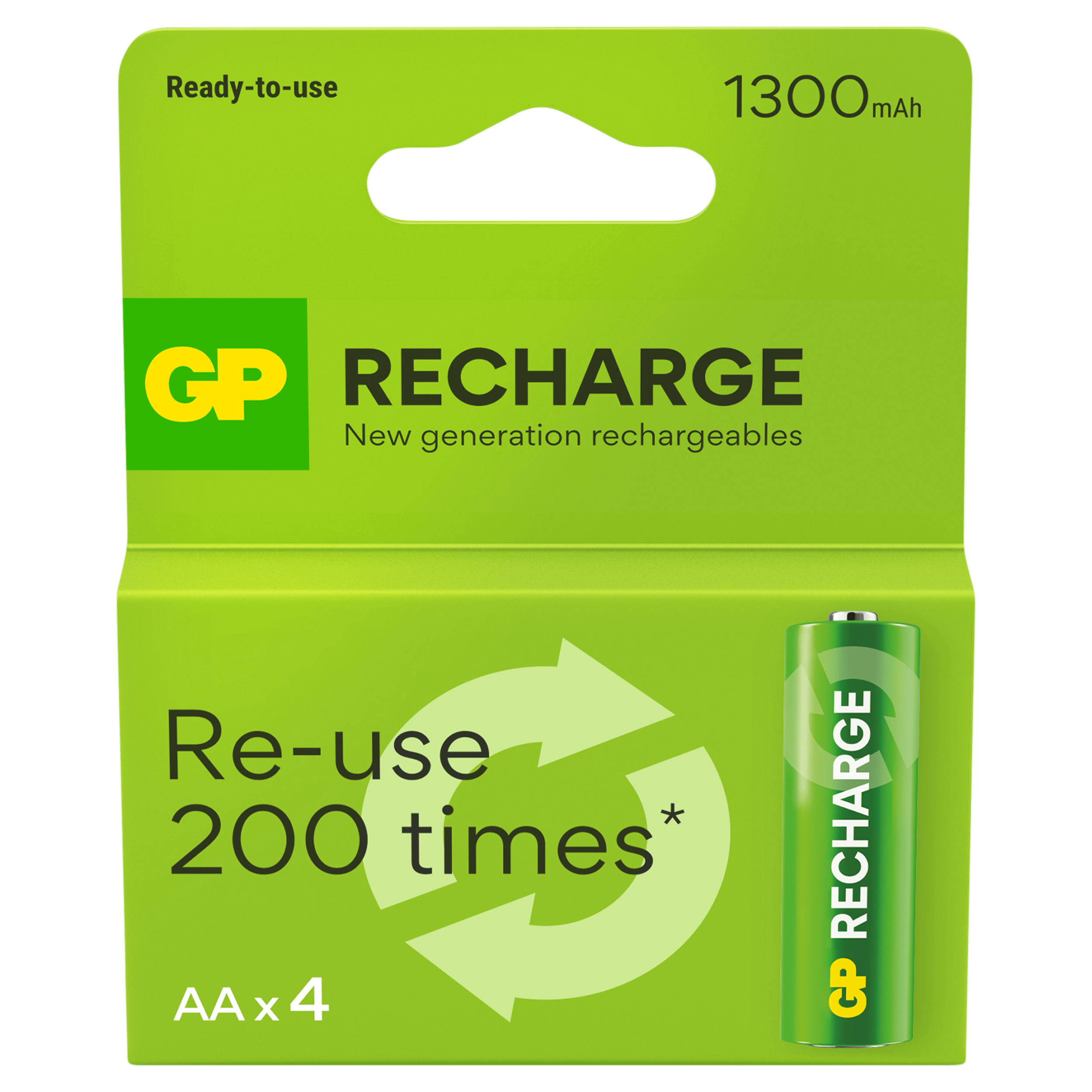 GP Batterij oplaadbaar AA 1300 mAh