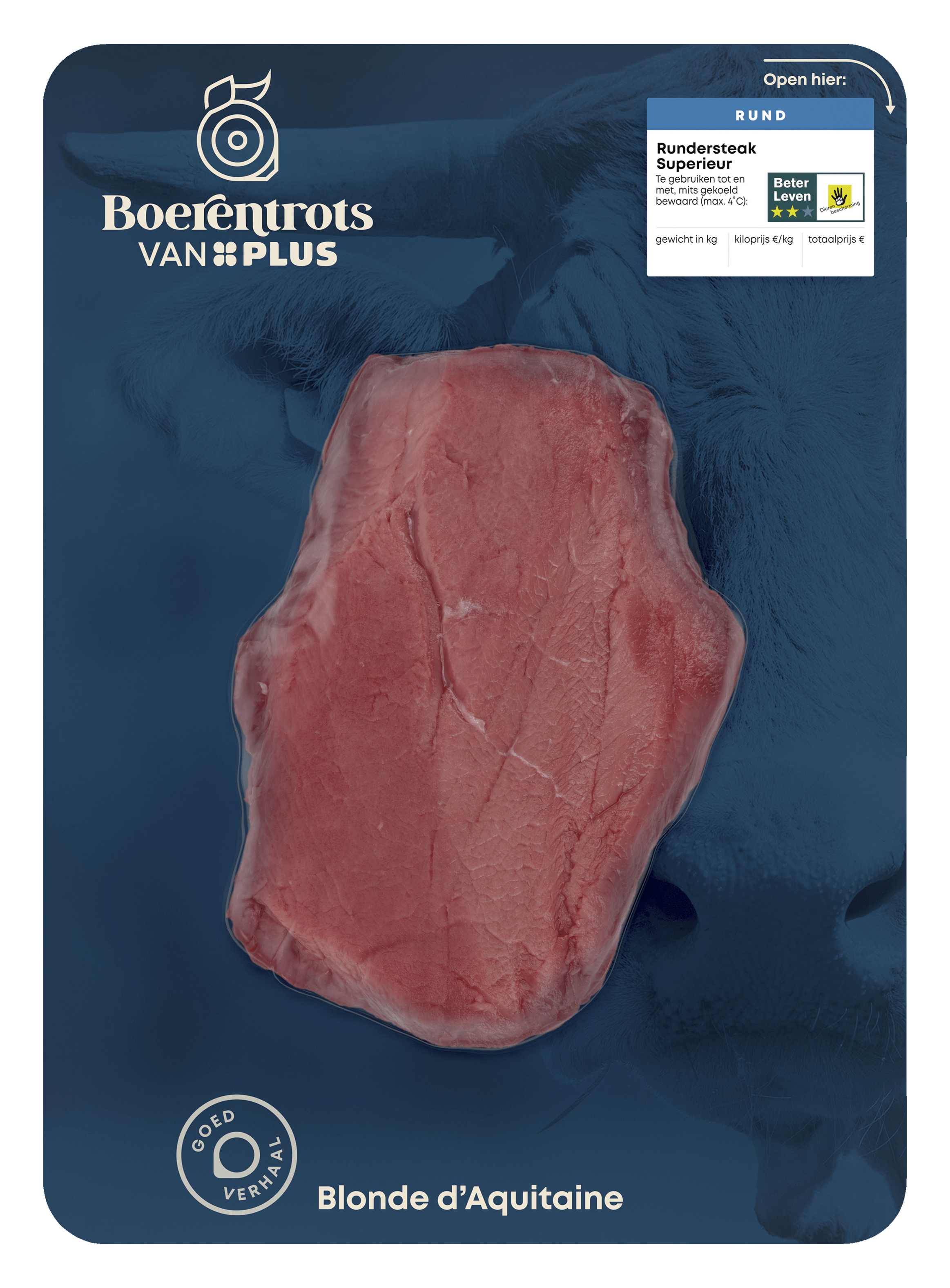 PLUS Boerentrots Runder steak superieur