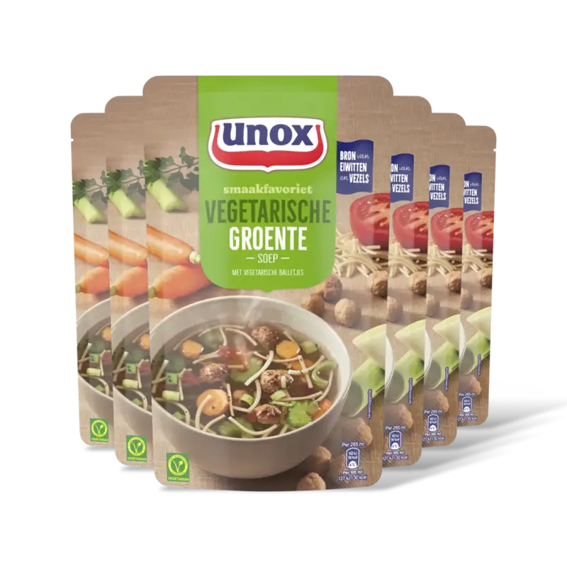 Unox Unox Vegetarische groentesoep 6-pack