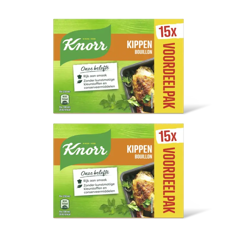 Knorr Kippen bouillon 2-pack