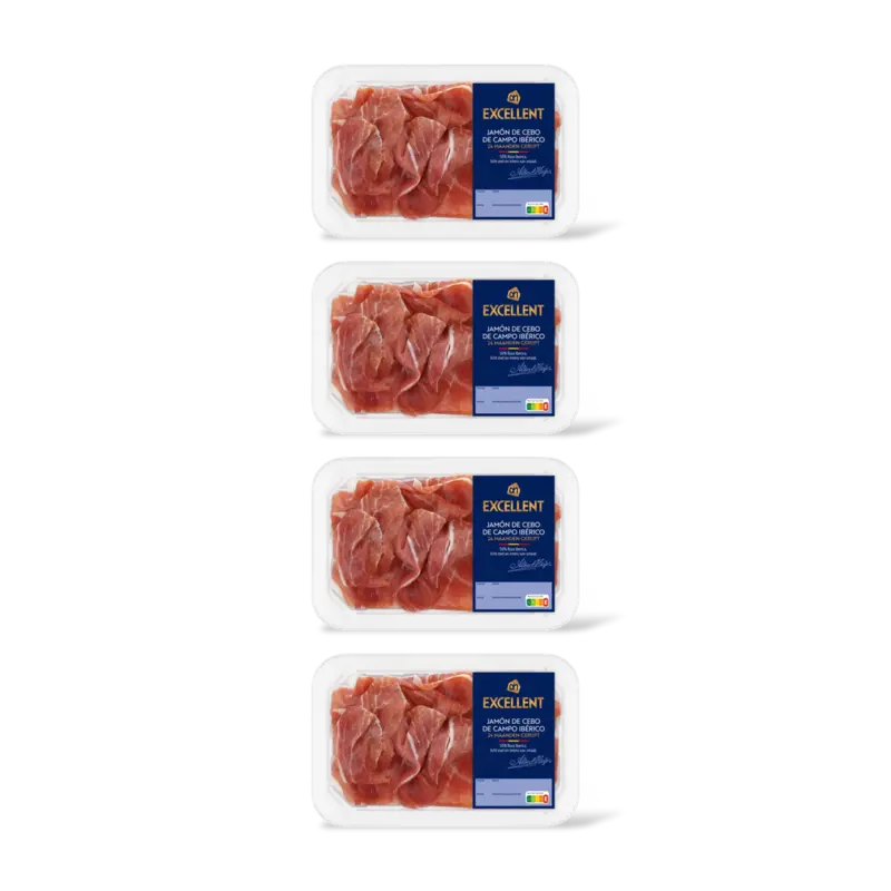 AH Excellent Jamon de cebo de campo Iberico 4-pack