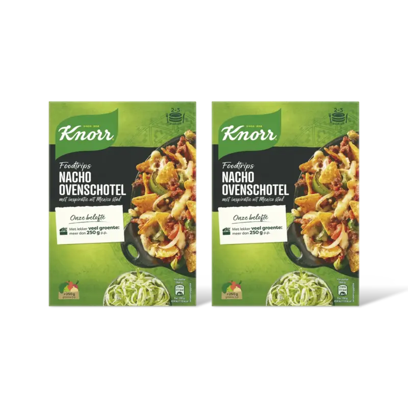 Knorr Foodtrips nacho ovenschotel 2-pack